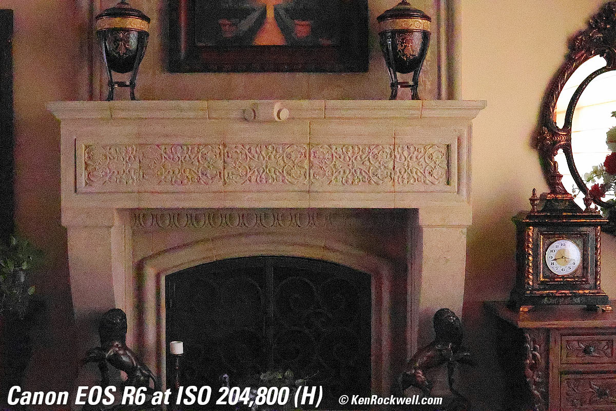 Canon EOS R6 High ISO Sample Image File