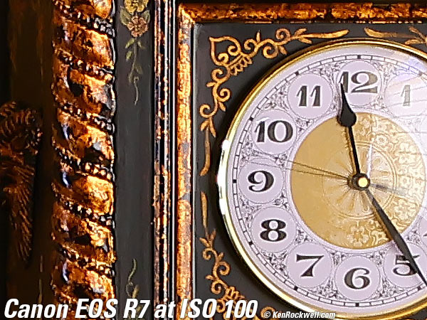 Canon EOS R7 High ISO Performance sample image file