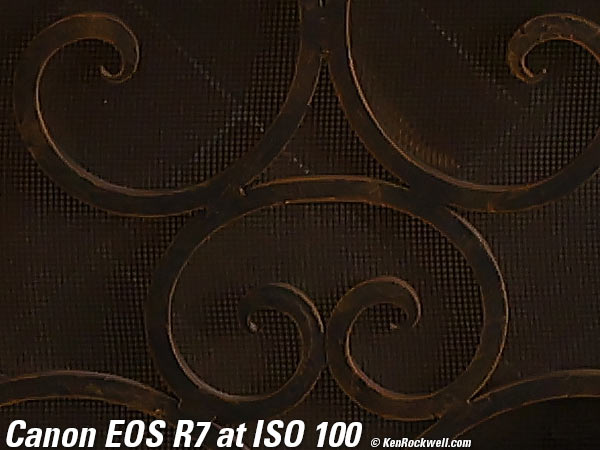 Canon EOS R7 High ISO Performance sample image file