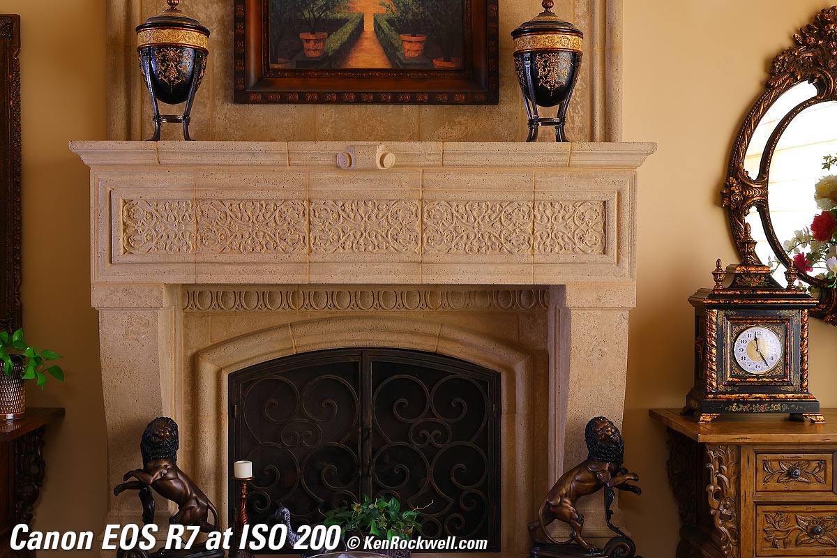 Canon EOS R7 High ISO Performance sample image file