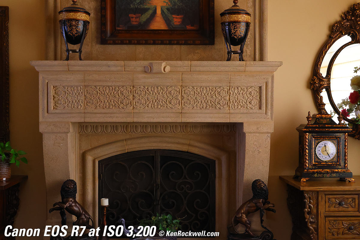 Canon EOS R7 High ISO Performance sample image file