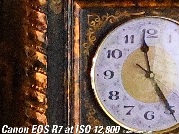 Canon EOS R7 High ISO Performance sample image file