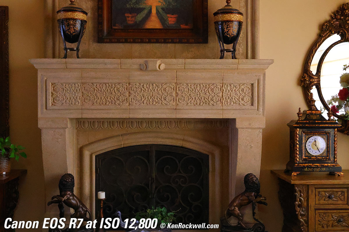 Canon EOS R7 High ISO Performance sample image file