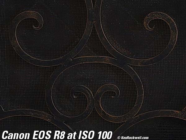 Canon EOS R8 High ISO Sample Image File