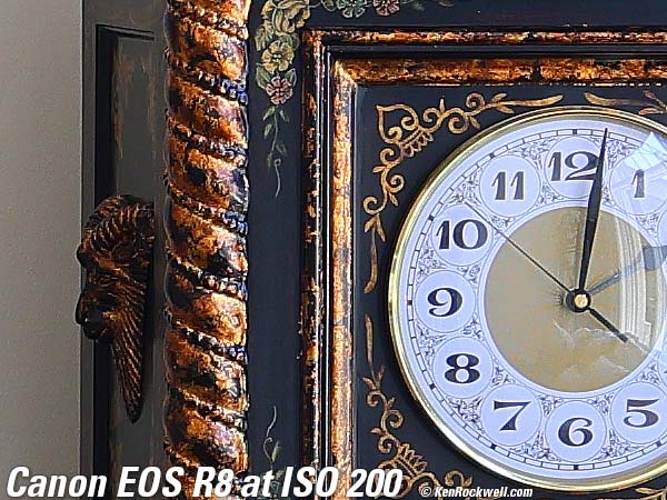 Canon EOS R8 High ISO Sample Image File