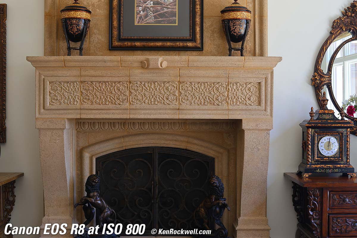 Canon EOS R8 High ISO Sample Image File