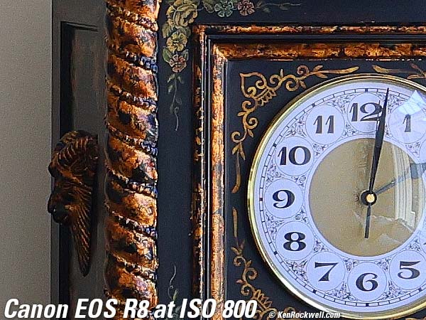 Canon EOS R8 High ISO Sample Image File