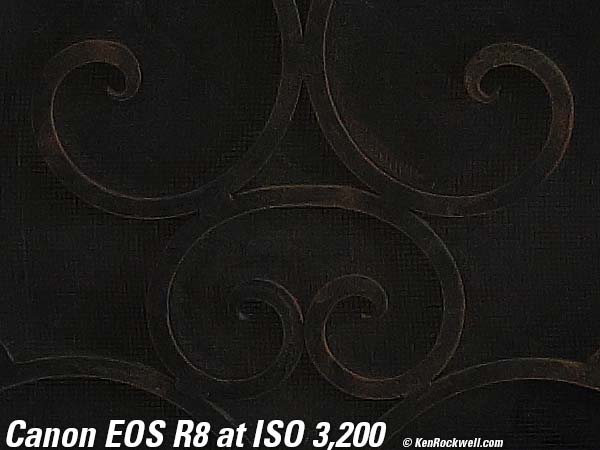 Canon EOS R8 High ISO Sample Image File