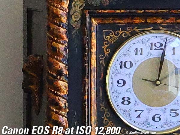 Canon EOS R8 High ISO Sample Image File