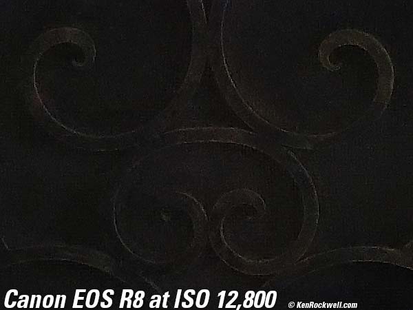 Canon EOS R8 High ISO Sample Image File