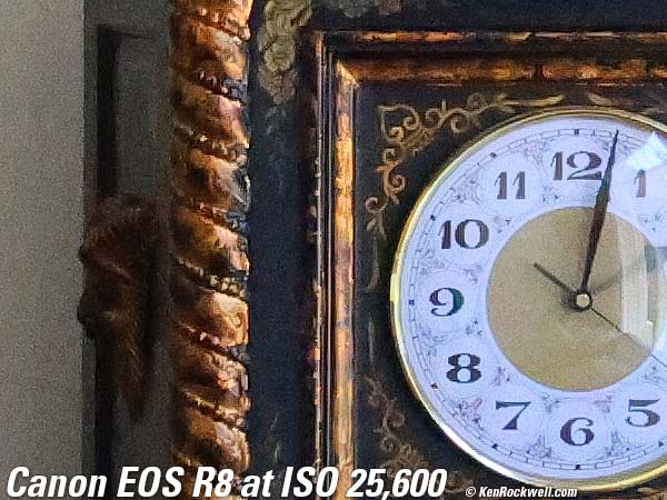 Canon EOS R8 High ISO Sample Image File