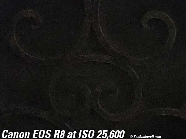 Canon EOS R8 High ISO Sample Image File