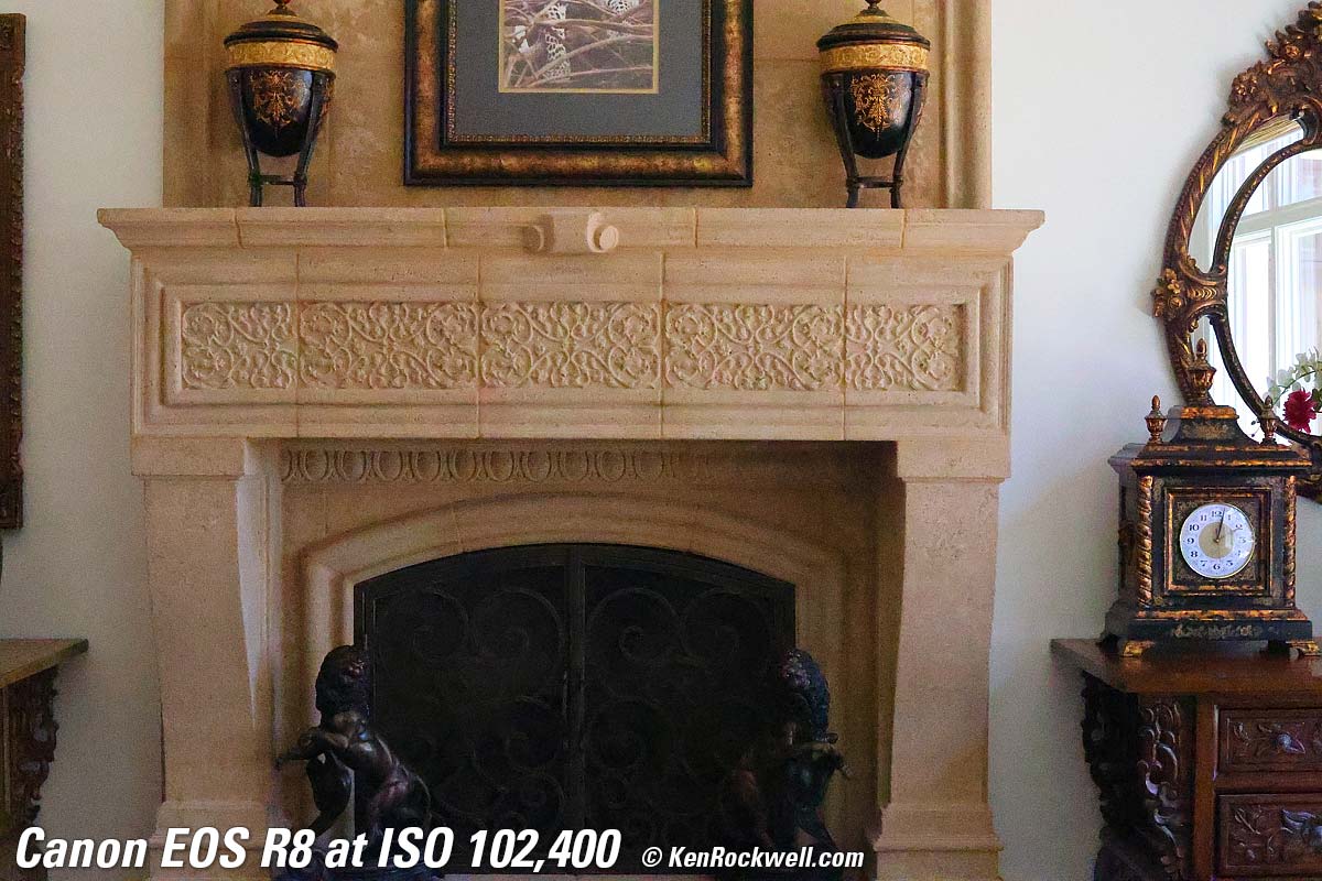 Canon EOS R8 High ISO Sample Image File