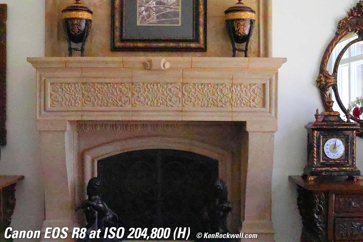 Canon EOS R8 High ISO Sample Image File