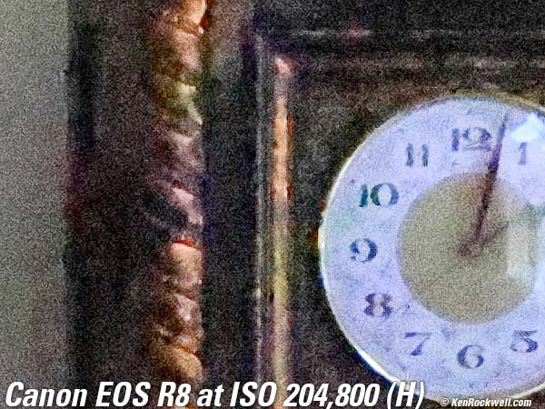 Canon EOS R8 High ISO Sample Image File