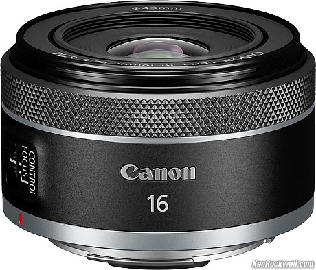 Canon RF 16mm f/2.8