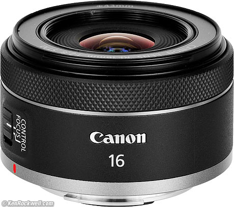 Canon RF 16mm f/2.8 STM