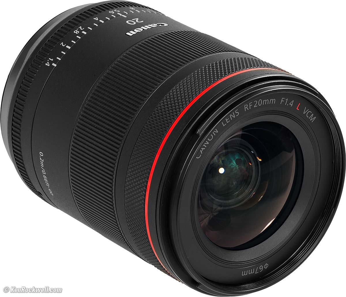 Canon RF 20mm f/1.4L VCM