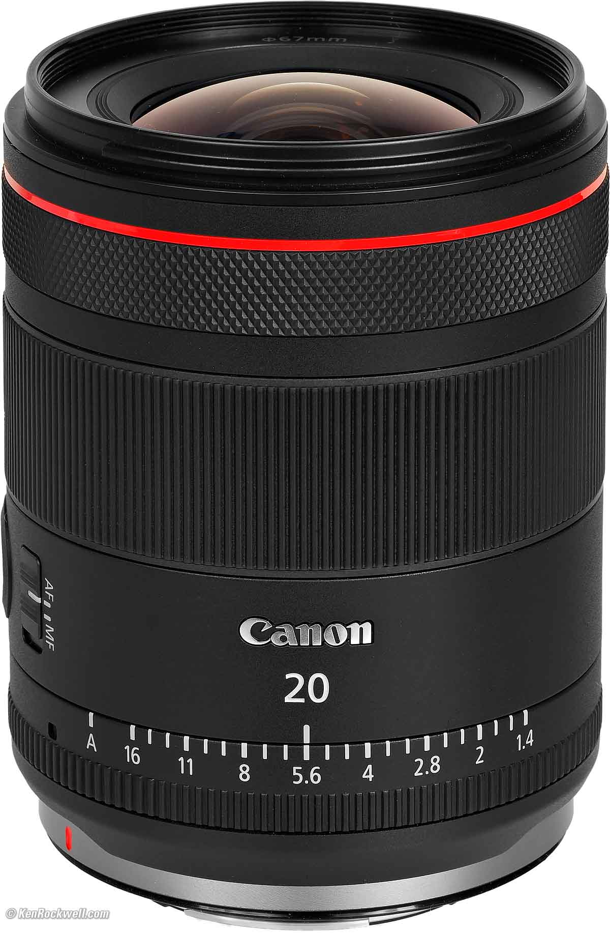 Canon RF 20mm f/1.4L VCM