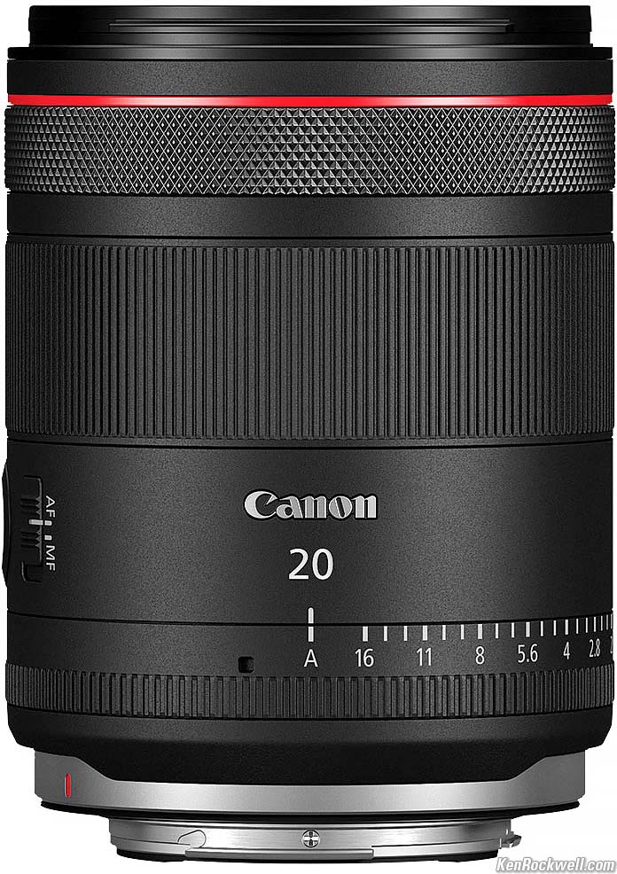 Canon RF 20mm f/1.4L VCM