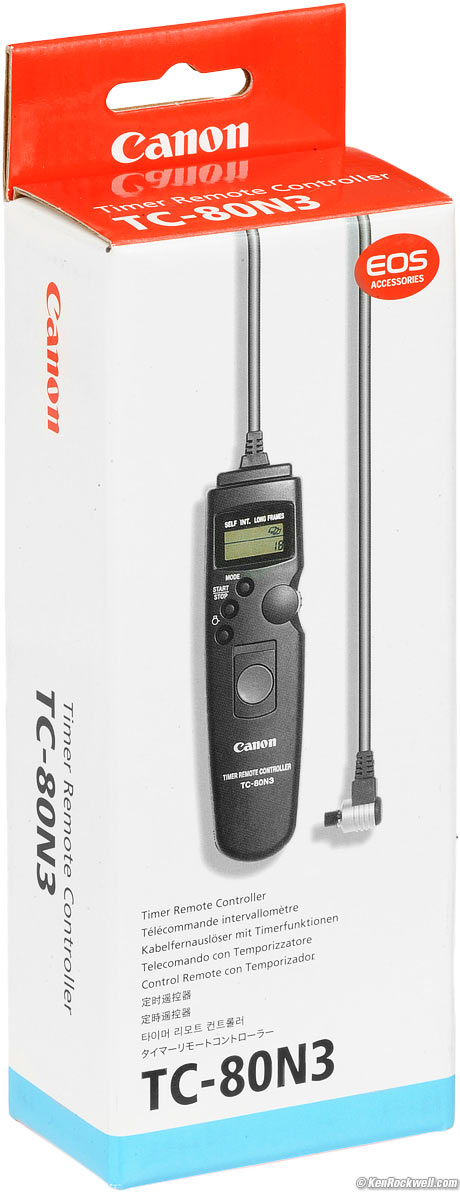 Canon TC-80N3 box