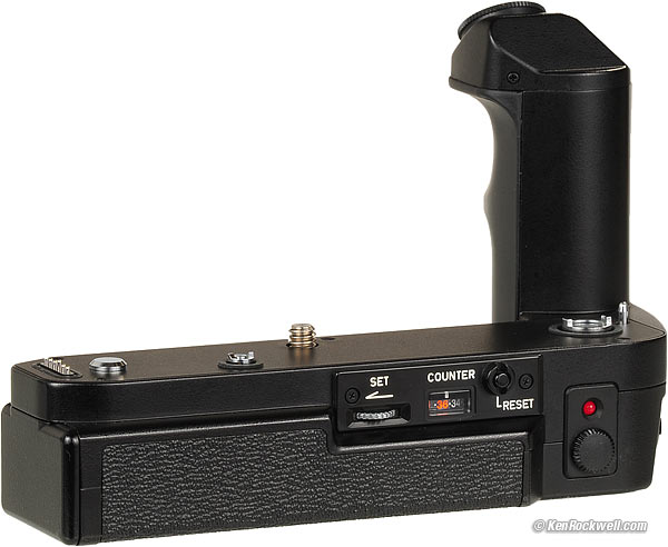 Rear, Canon AE Power Winder FN