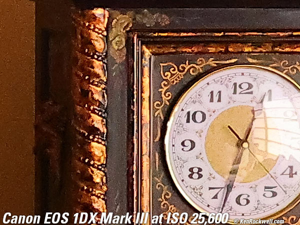 Canon 1DX Mark III High ISO Performance Sample Image File