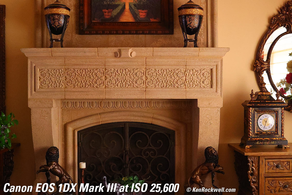 Canon 1DX Mark III High ISO Performance Sample Image File