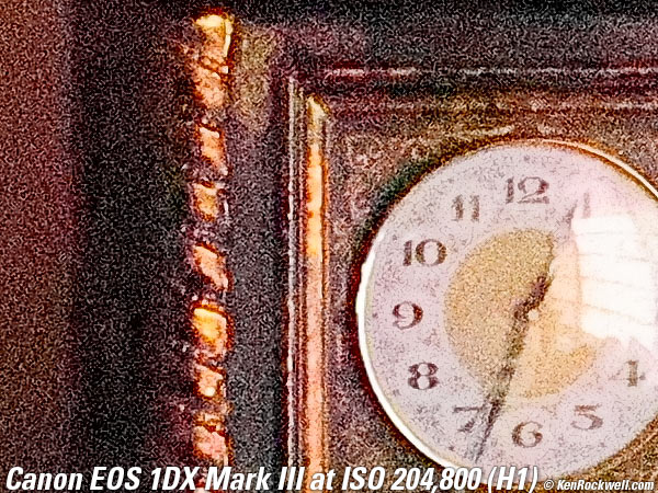 Canon 1DX Mark III High ISO Performance Sample Image File