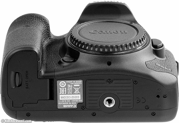 Bottom, Canon 7D Mk II