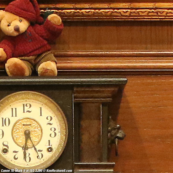 Canon 7D Mk II at ISO 3,200