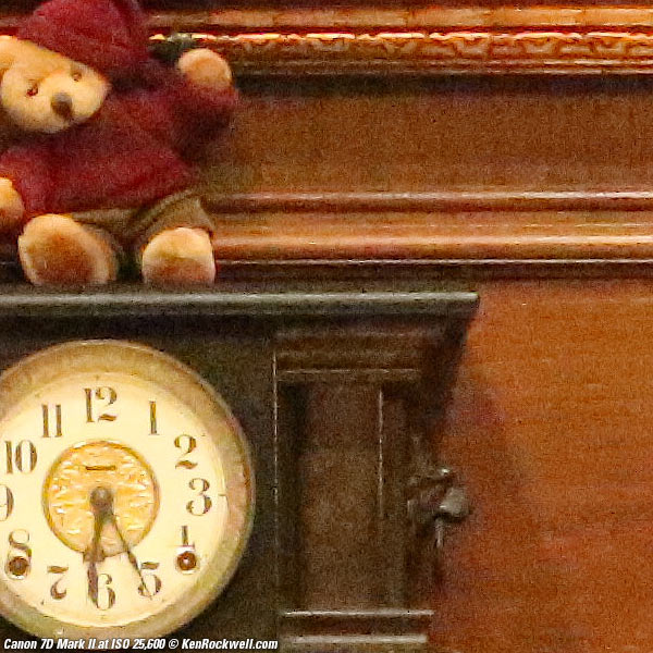 Canon 7D Mk II at ISO 25,600