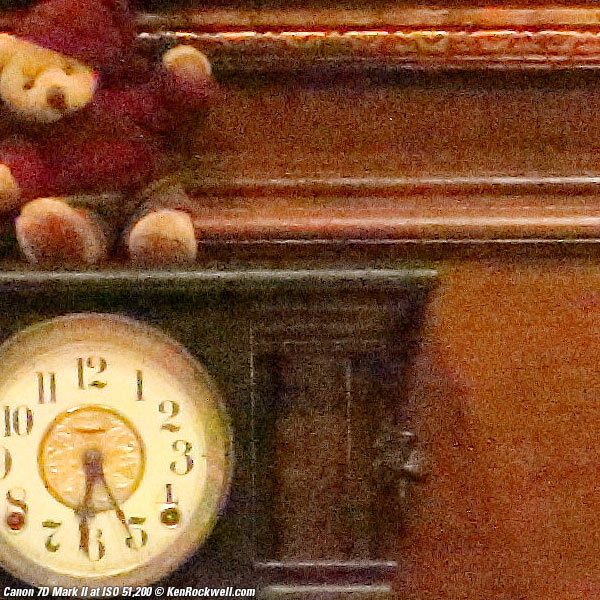 Canon 7D Mk II at ISO 51,200