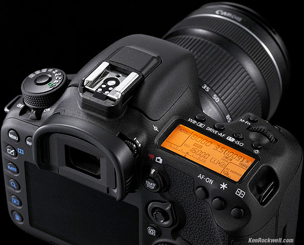 Canon 7D Mk II top LCD backlight