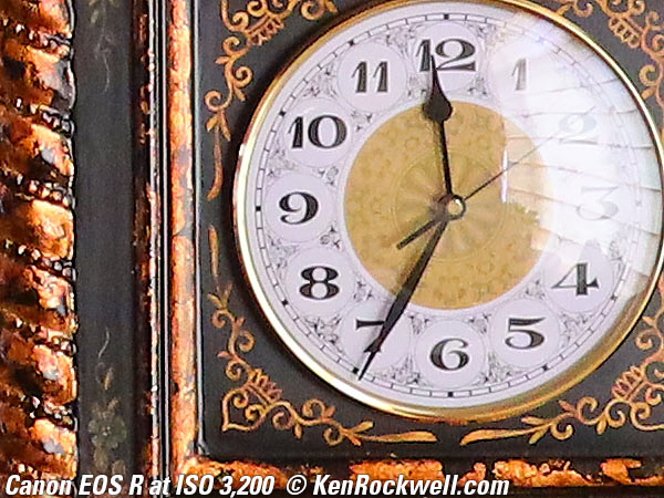 Canon EOS R High ISO Sample Image File