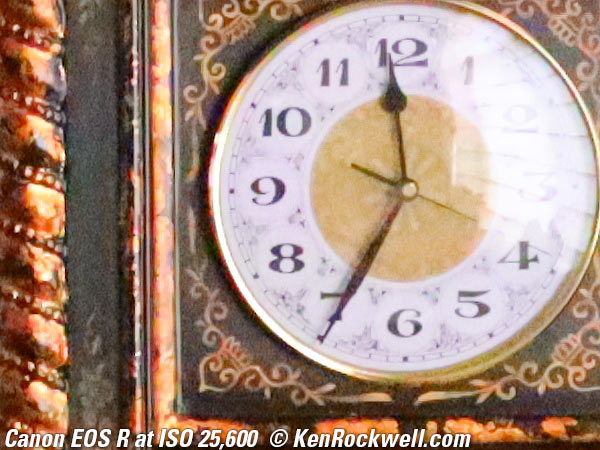 Canon EOS R High ISO Sample Image File