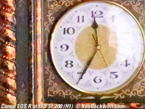 Canon EOS R High ISO Sample Image File