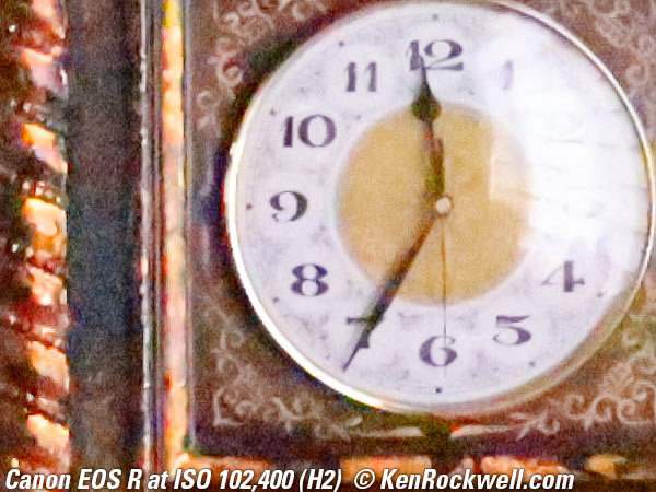 Canon EOS R High ISO Sample Image File