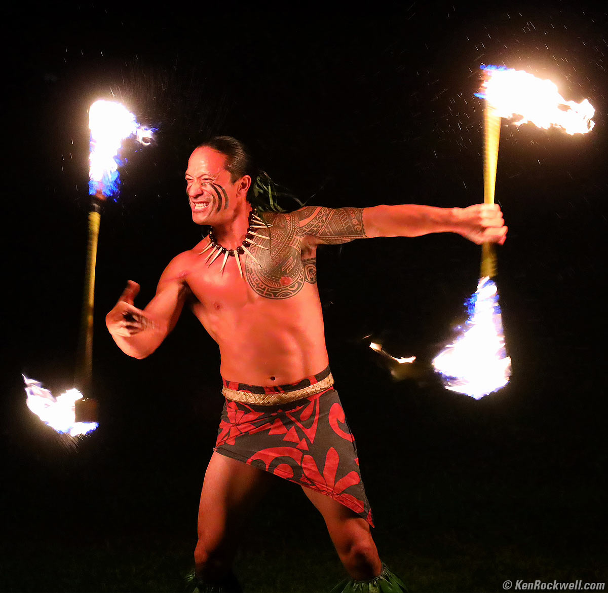 Hawaiian Fire Dancer