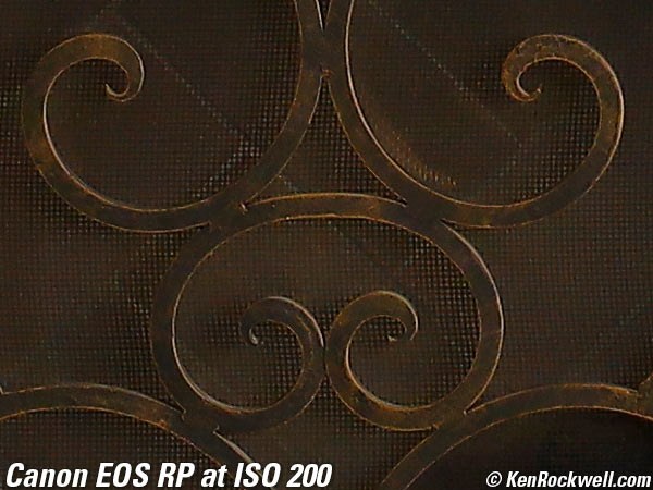 Canon EOS-RP High ISO Sample Image File