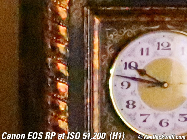 Canon EOS-RP High ISO Sample Image File