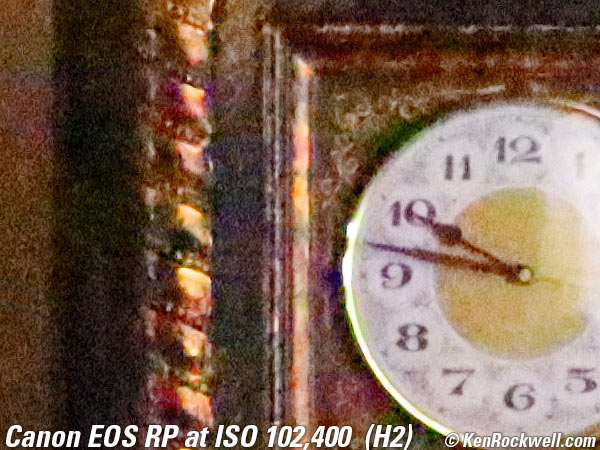 Canon EOS-RP High ISO Sample Image File