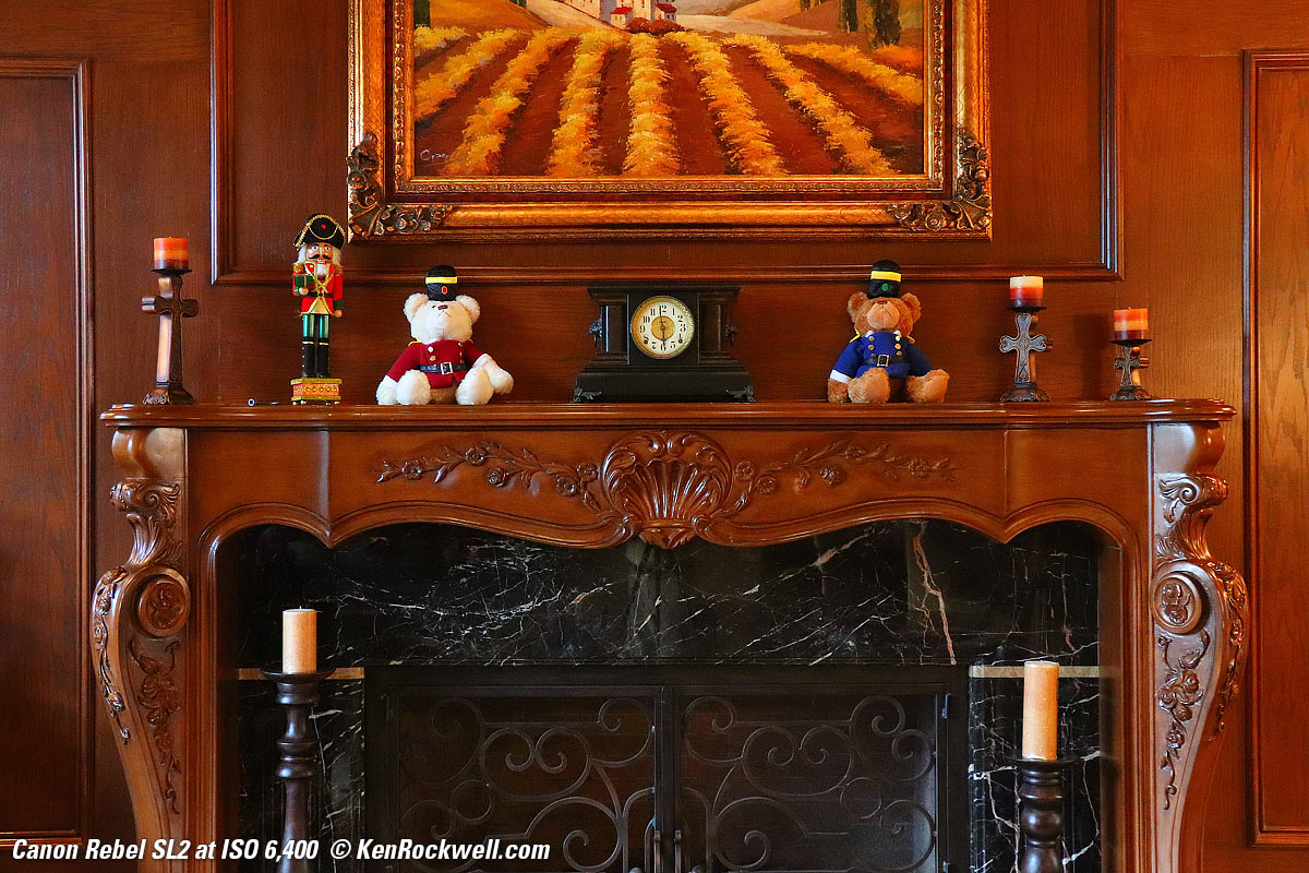 Canon SL2 high ISO sample image file