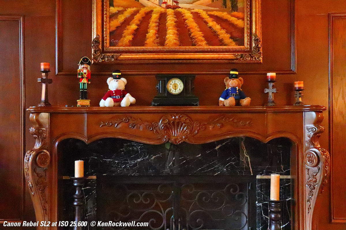 Canon SL2 high ISO sample image file