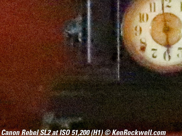 Canon SL2 high ISO sample image file