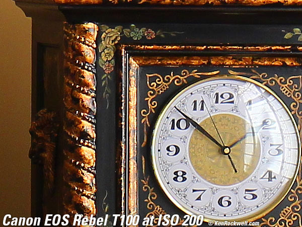 Canon T100 4000D High ISO Sample Image File