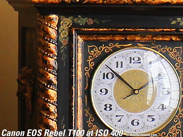 Canon T100 4000D High ISO Sample Image File