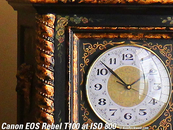 Canon T100 4000D High ISO Sample Image File