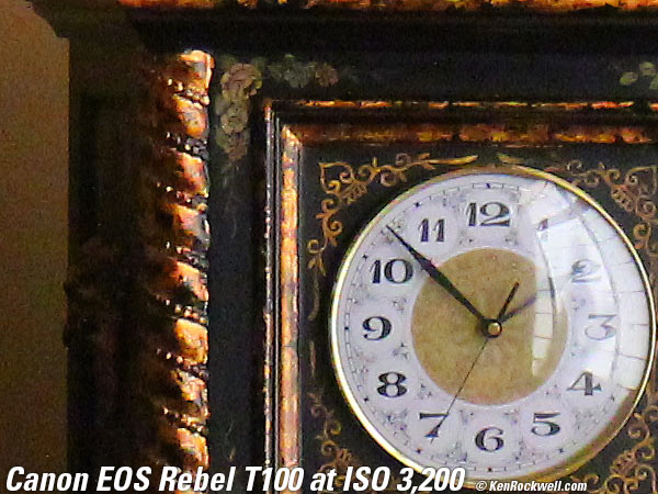 Canon T100 4000D High ISO Sample Image File