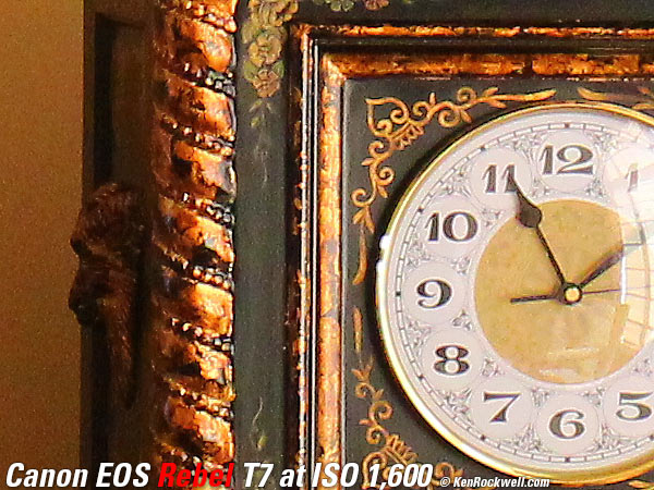 Canon T7 High ISO Sample Image File